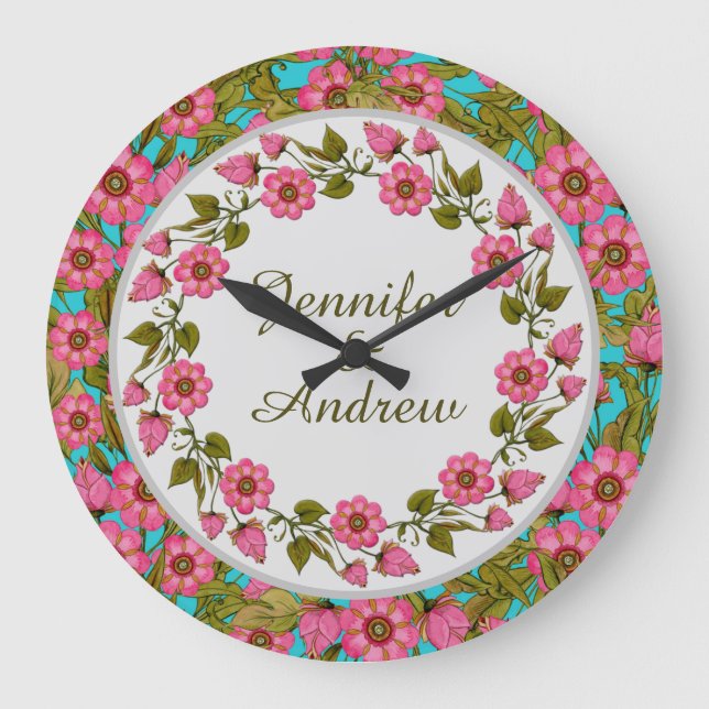 Lås för akrylvägg stor klocka (Framsida)