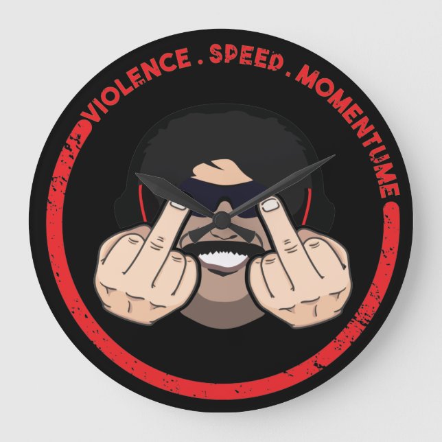 Lås för akrylvägg stor klocka (Framsida)