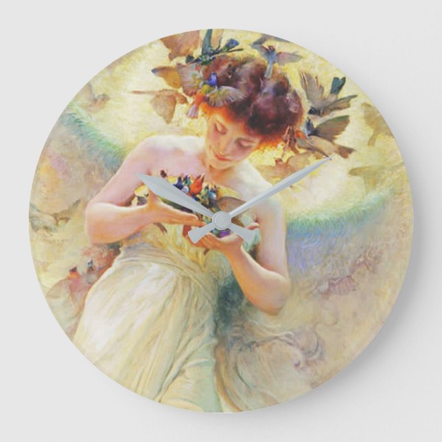 Lås för akrylvägg stor klocka (Framsida)