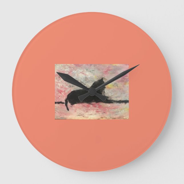 Lås för akrylvägg stor klocka (Framsida)