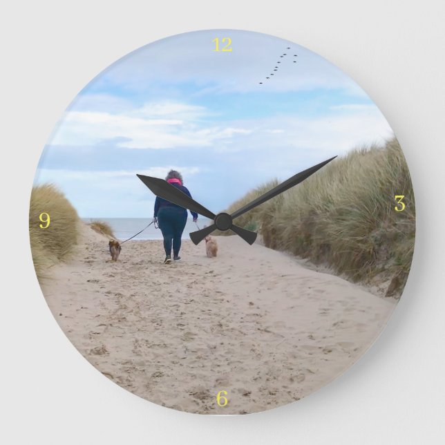 Lås för akrylvägg stor klocka (Framsida)