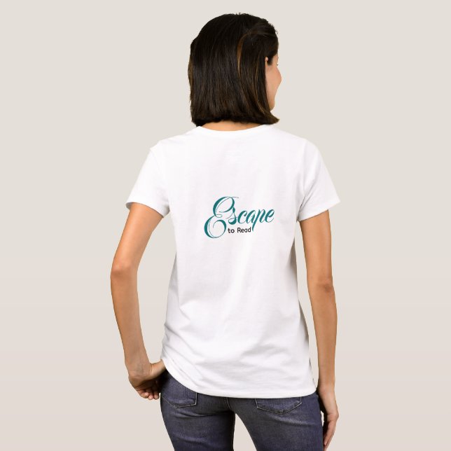 Läs för att Fly T-Shirt för Bokälskare | Litterär  (Hel baksida)