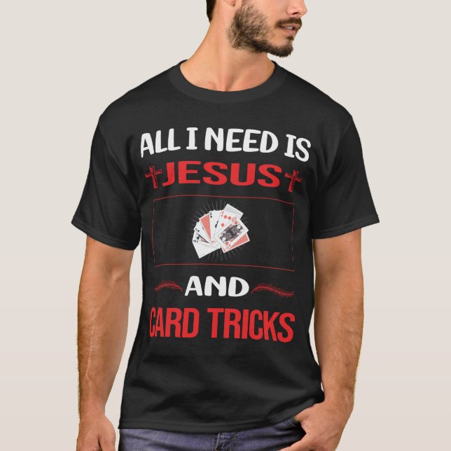 Lås för att manipulera Jesus-kort T Shirt (Framsida)