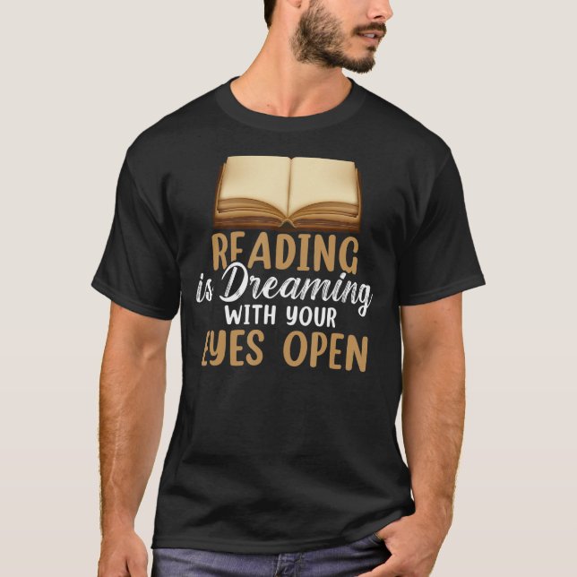 Läs för kvinnor Manar för Läs Bokar T Shirt (Framsida)