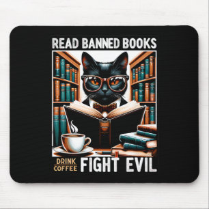 Läs Förbannad Bokar Drink Coffee Fight Evil Bok Re Musmatta