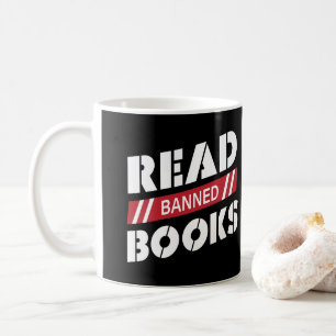 Läs förbjuden Bokar Kaffemugg