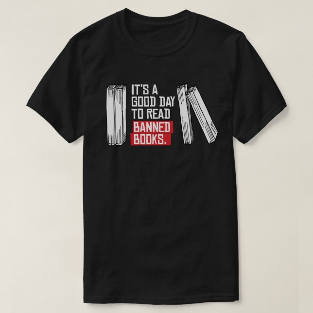 Läs förbjuden Bokar T Shirt (Design framsida)