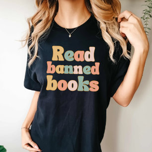 Läs förbjuden bokar t shirt