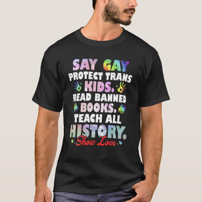 Läs Förbjuden Bokar T Shirt (Framsida)
