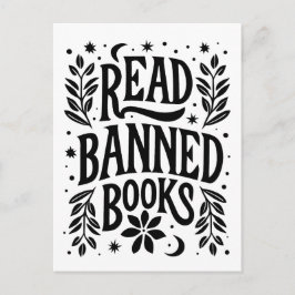 Läs förbjuden bokar vykort