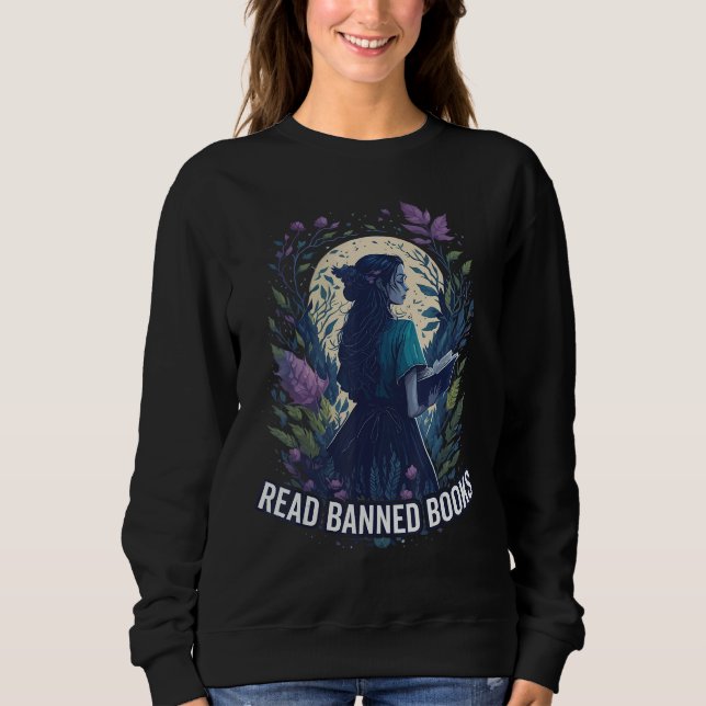 Läs förbjudna böcker t shirt (Framsida)