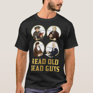 Läs gamla döda killar roligt Spurgeon Calvin Lut T Shirt