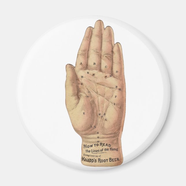 Läs Handflatan Magnet (Framsidan)