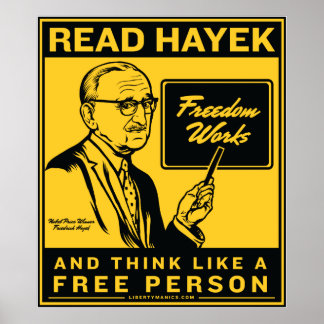 Läs Hayek Poster