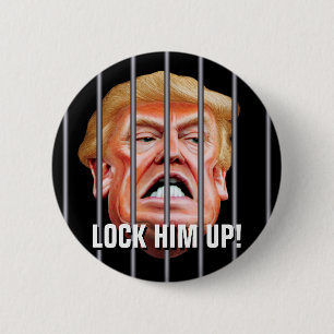 Lås honom in - Anti-förädarpresident Trump Knapp