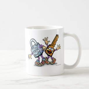 Lås i Nyckel Kaffemugg