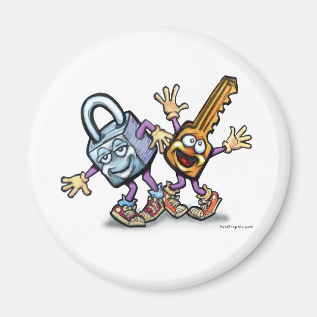 Lås i Nyckel Magnet (Framsidan)