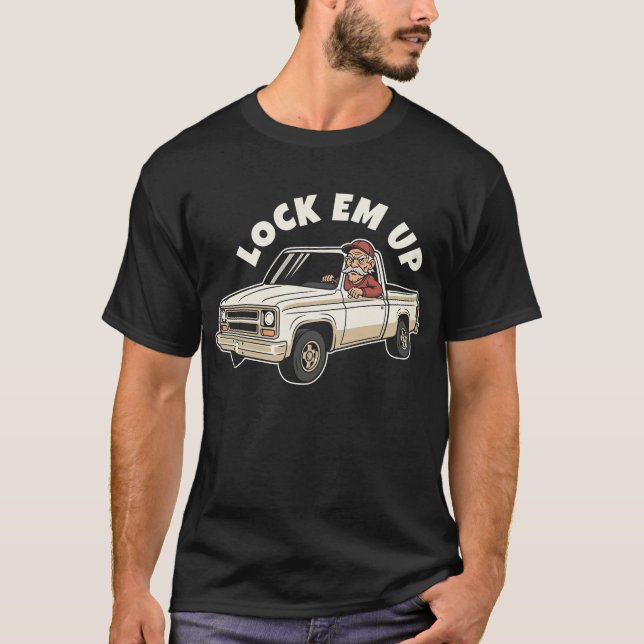 Lås In Dem Rolig Privat Egendom Meme T-Shirt (Framsida)