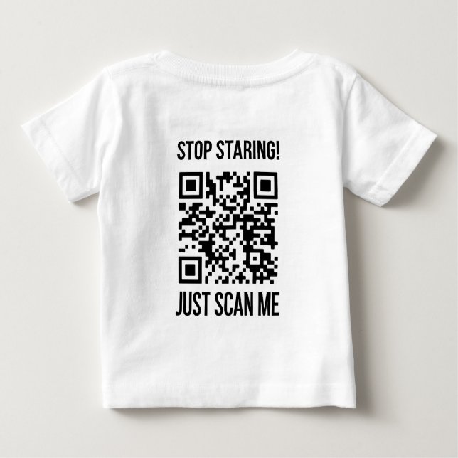 Läs in QR-kod till mig: Skapa din framtid T Shirt (Baksida)