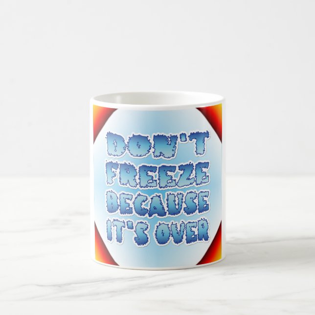 Lås inte för att det är över kaffemugg (Center)