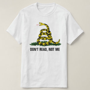Läs inte, inte jag t shirt
