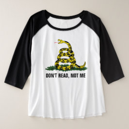 Läs inte, inte jag tröja