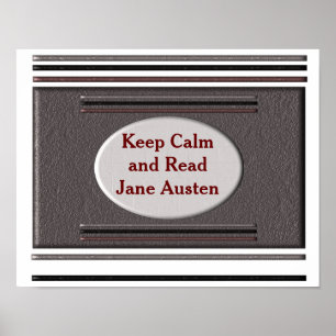 Läs Jane Austen - poster