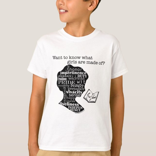 Läs Jane Austen Tee Shirt (Framsida)