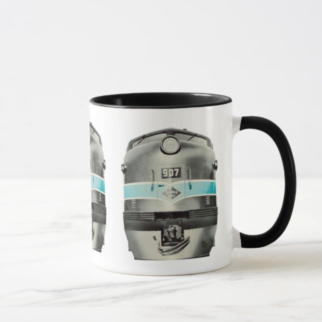 Läs- järnväg fodrar diesel nr. 907 mugg (Höger)