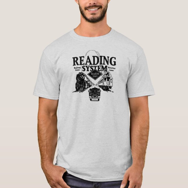Läs- järnvägsystem 1942 t-shirt (Framsida)