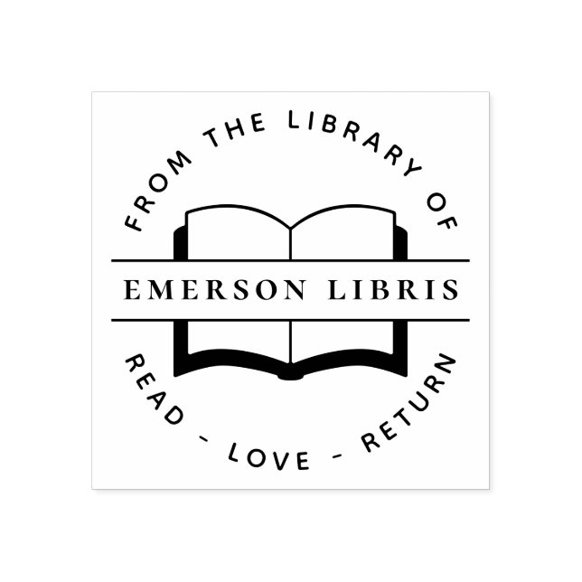 Läs Kärlek-retur | Elegant från Bibliotek Stämpel (Tryck)
