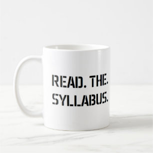 läs kursplanen kaffemugg