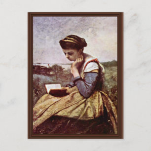 Läs kvinnor av Corot Jean-Baptiste-Camille (Best) Vykort
