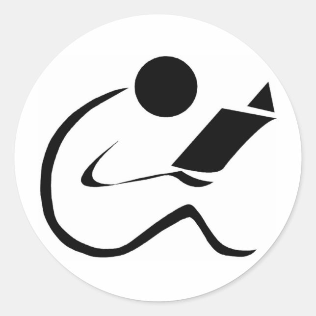 Läs, läs, läs, läs - etikett (Framsida)