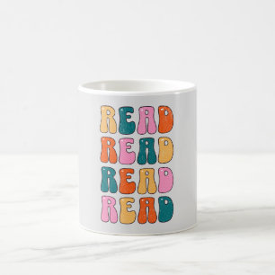 Läs läsläsläsläsläsläsläsning kaffemugg