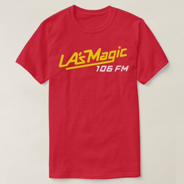 LAs MAGIC 106 FM Retro Defunct Radio Station T Shirt (Design framsida)