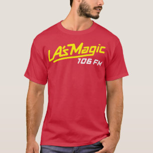 LAs MAGIC 106 FM Retro Defunct Radio Station T Shirt