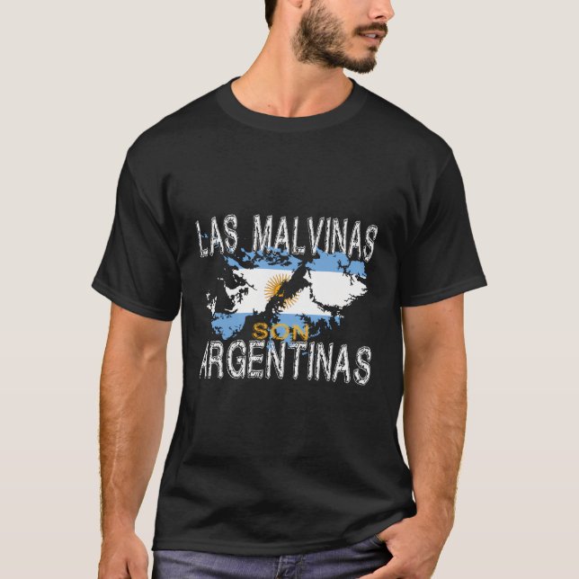 Las Malvinas Son Argentinas Islas Malvinas Argenti T Shirt (Framsida)