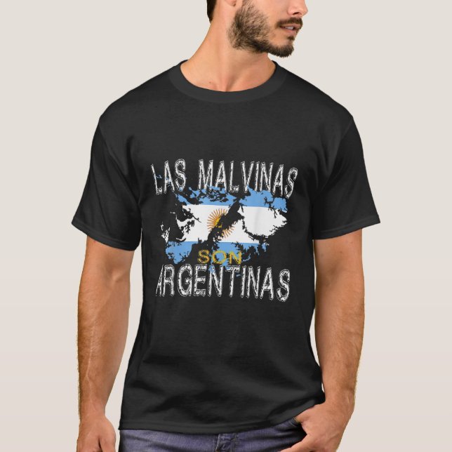 Las Malvinas Son Argentinas Islas Malvinas T Shirt (Framsida)