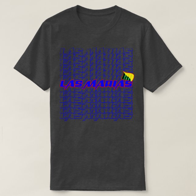 Las Marias Cascade text T Shirt (Design framsida)