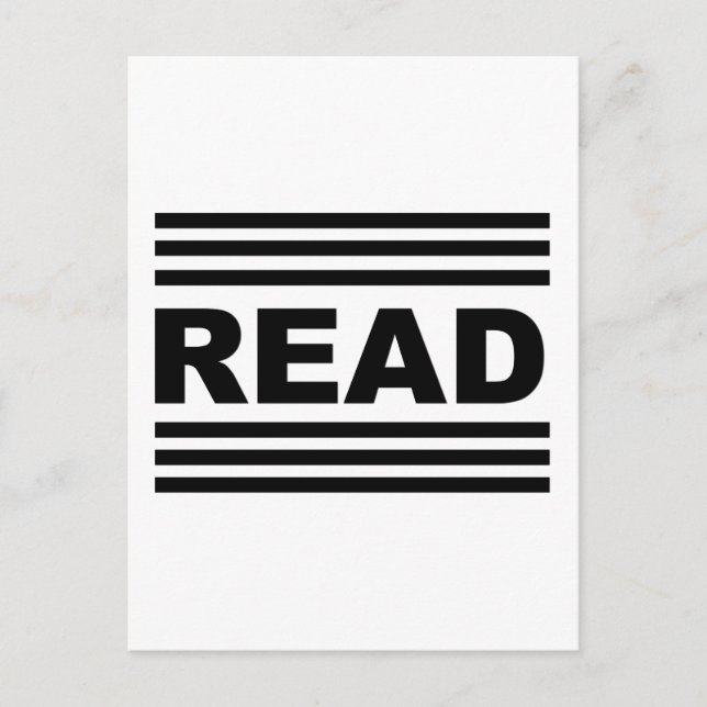 Läs mellan Linjer Vykort (Framsida)