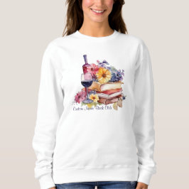 Läs mellan Vin, Anpassningsbar Bok Klubb T Shirt