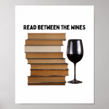 Läs mellan Vin Wall Art Art