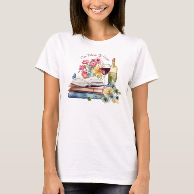 Läs mellan vinjerna t shirt (Framsida)