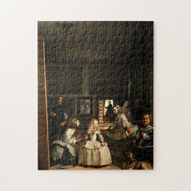 Las Meninas, 1656 av Diego Velazquez Pussel (Vertikal)