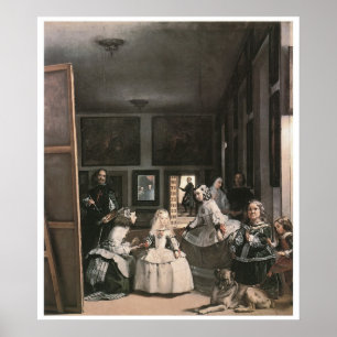 Las Meninas, 1656 Diego Velasquez Poster