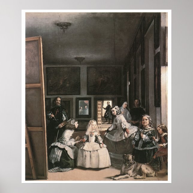 Las Meninas, 1656 Diego Velasquez Poster (Framsidan)