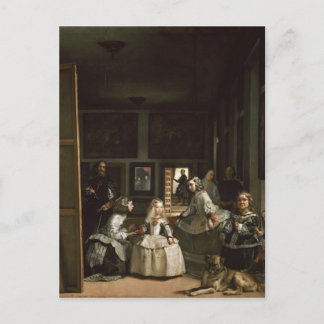 Las Meninas av Diego Velazquez Vykort