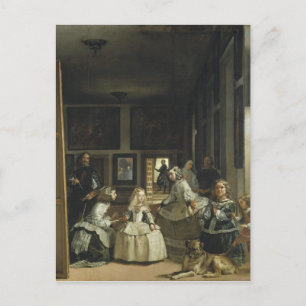 Las Meninas av Diego Velazquez Vykort