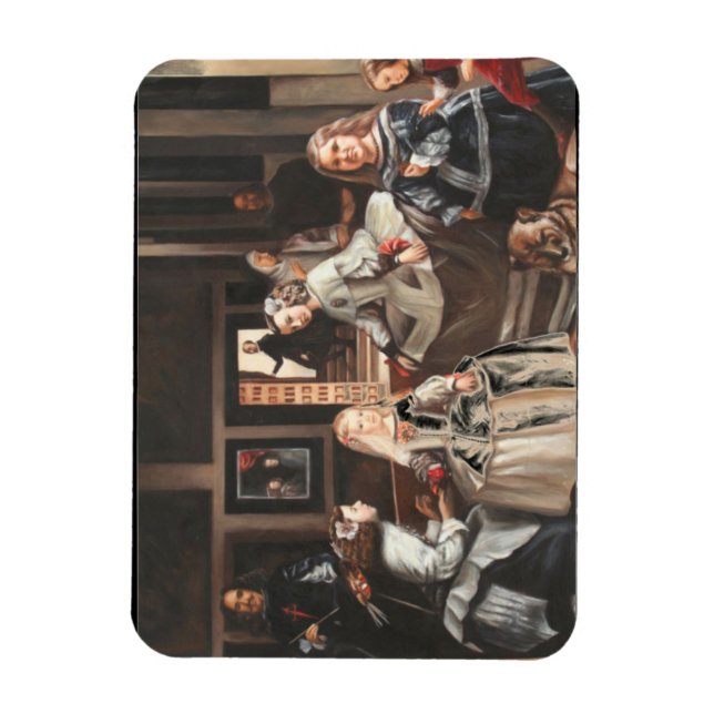 Las Meninas by Diego Velázquez Magnet (Vertikal)